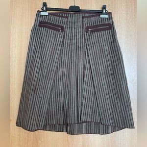 Skirt - Brown/burgundy - A-line